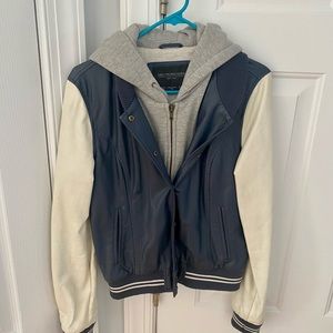 OBEY Propaganda Faux Leather Bomber Jacket